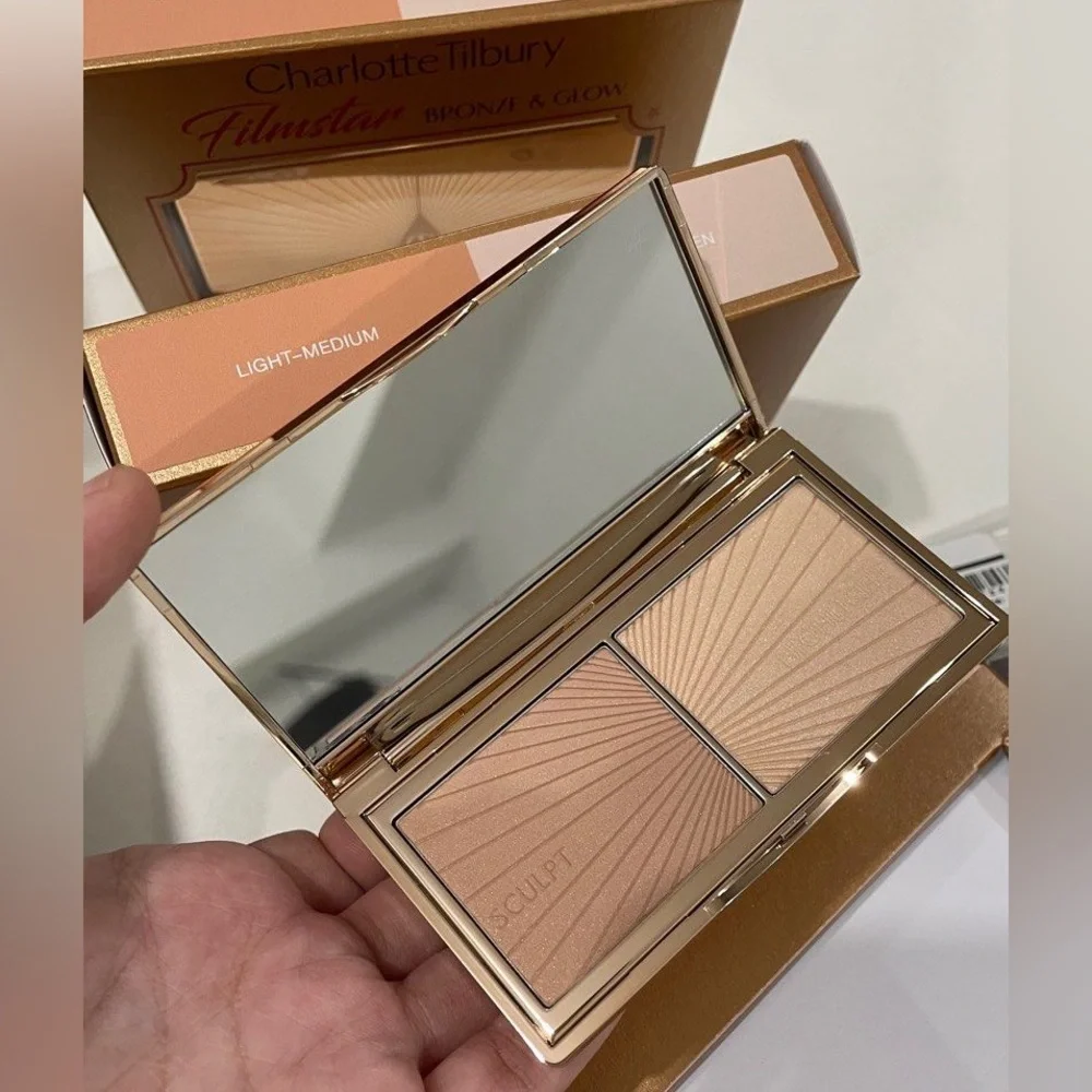 Limited Edition! Charlotte Tilbury MINI FILMSTAR BRONZE AND GLOW Light To Medium
